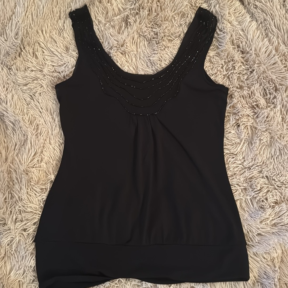 Women's WHBM black with sequin detail (M)